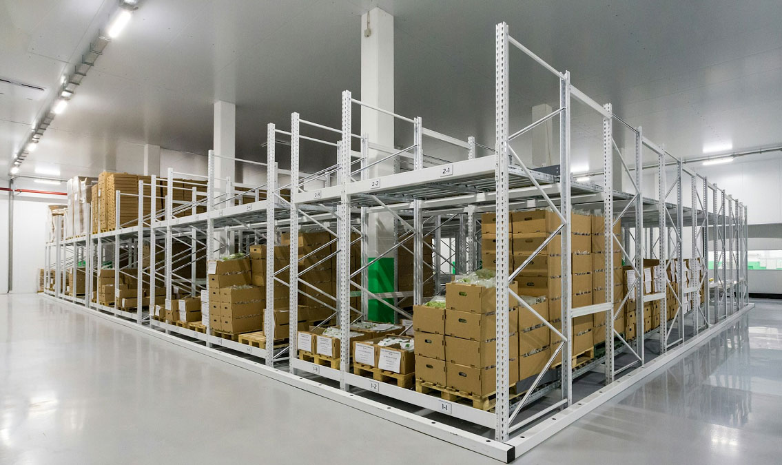 Warehouse racks and shelving
