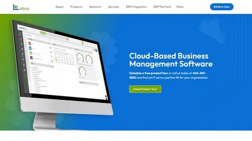 Screenshot of CBOS website
