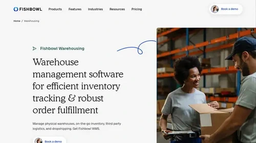 Screenshot of FishBowl website