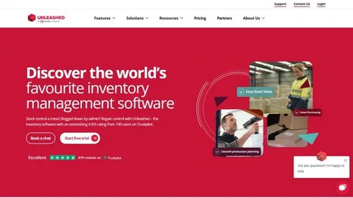 Screenshot of Unleashed website